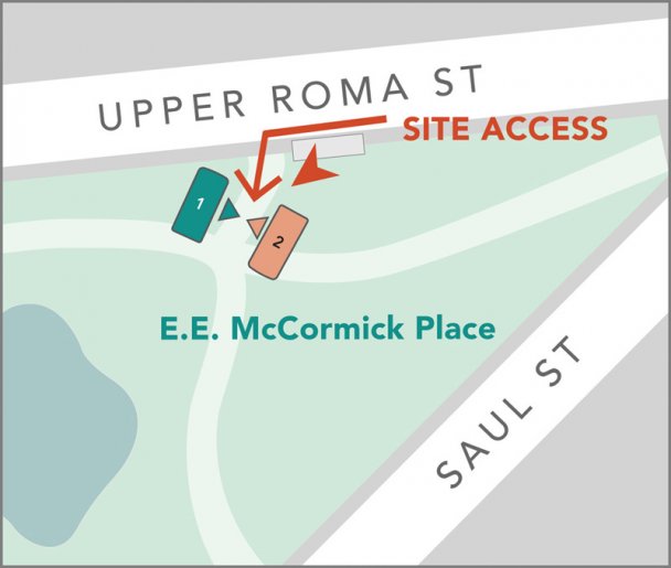 EE McCormick Place site map